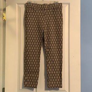 Patterned Business Casual Stretchy Pants